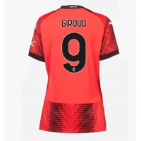AC Milan Olivier Giroud #9 Hjemmebanetrøje Dame 2023-24 Kortærmet